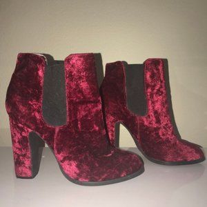 Red Velvet Booties